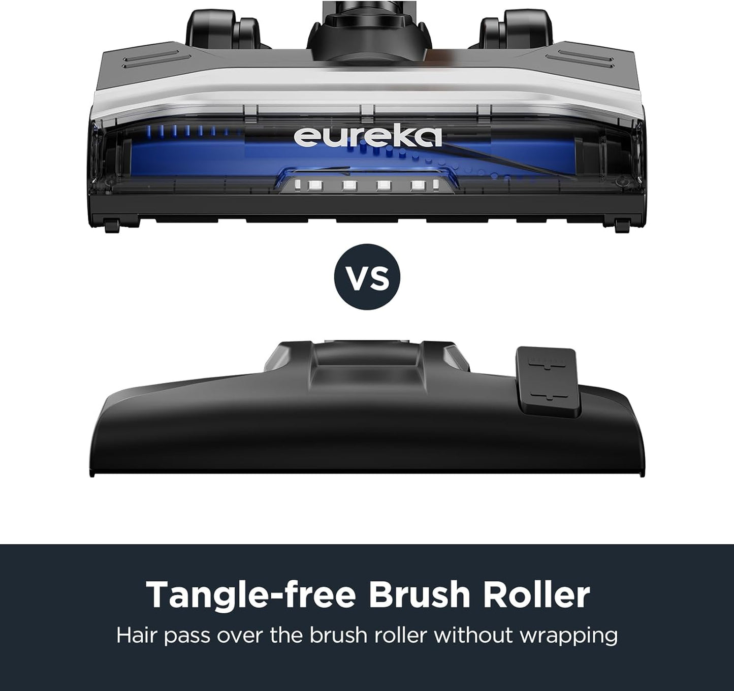 Eureka Bagless Canister Vacuum with Washable HEPA Filter, 16KPA Suction for Carpets/Hard Floors, Compact Design with 3 Cleaning Tools, 2-Motor Household Vacuum, Lightweight and Easy Maneuverable