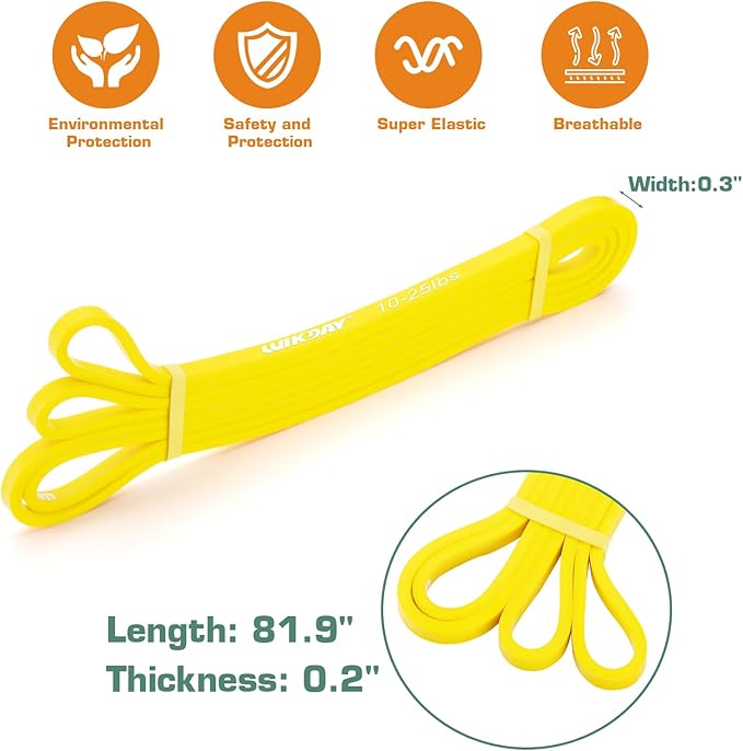 Resistance Bands for Working Out, Exercise Bands, Workout Bands, Pull Up Assistance Bands for Body Stretching Training Physical Therapy Muscle Training for Men & Women