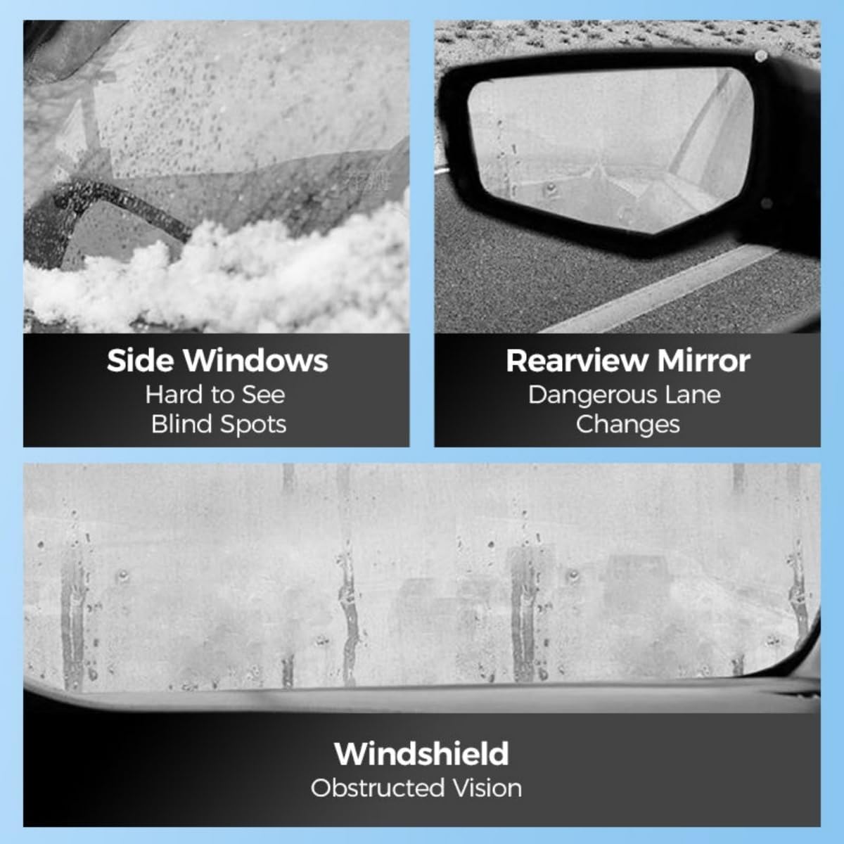 Micromolecular Anti-Fog Coating Wiper–Keeps Your Windshield Clear & Fog, Car Anti-Fog Agent with Applicator, Magic Gem Coating Glass, Anti Fog for Car Windshield,Windows,Mirrors,Glasses (1PCS)