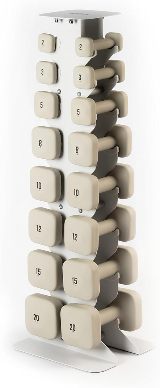 SafeGrip Dumbbells, Anti-Slip, Anti-Roll, Thick Handles, Free Weights, Square Dumbbells for Secure Workouts at Home, Weightlifting, and Personal Training