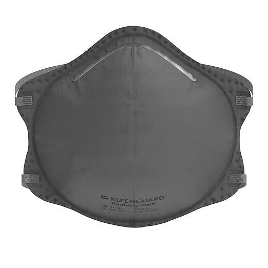 Kleenguard™ 3300 Series OV N95 Particulate Respirator (54629), RA3316 Molded Cup Style, NIOSH-Approved, Regular Fit, Grey (20 Respirators/Box)