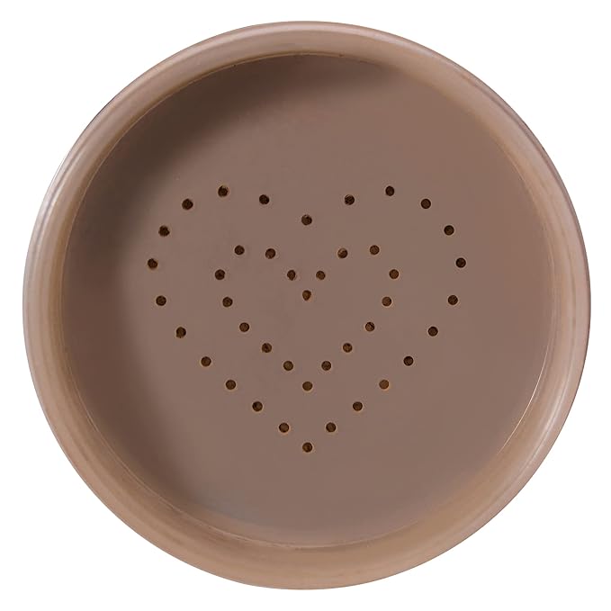 Kimchi Chic Beauty Puff Puff Pass Set and Bake Setting Powder for Makeup, Extra Fluffy Loose Face Powder Poof, Soft Natural Face Makeup for Uneven Skin Tone, 08 Chocolate