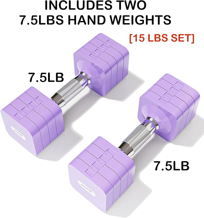 15LB 20LB 50LB Adjustable Dumbbell Set Free Weights Dumbbells Set for Women Men Hand Weights Sets Adjust Dumbbell Weight Sets for Home Gym Exercise Workout Strength Training Equipments