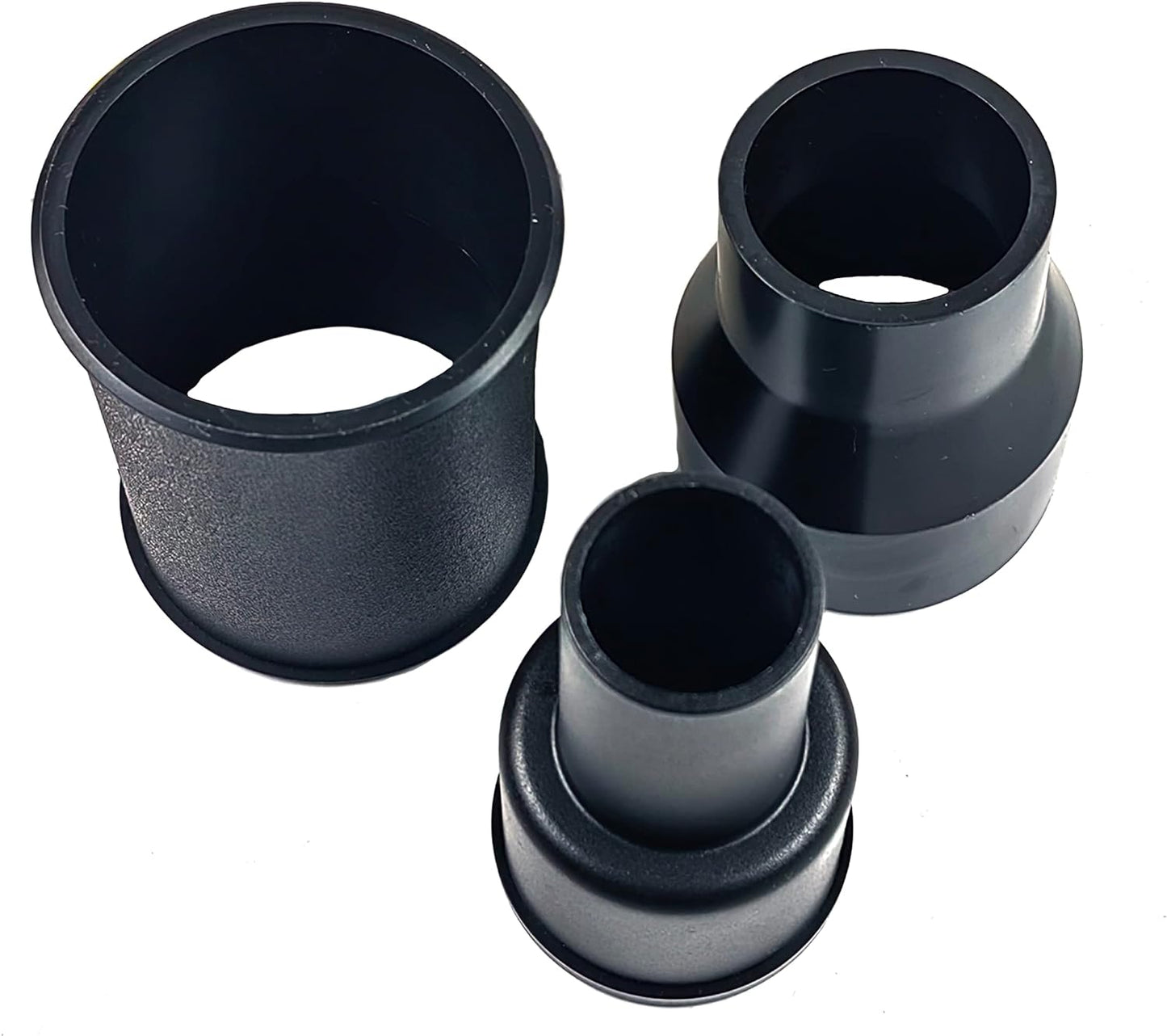 palart 3 Piece Vacuum Adapter Combo Kit Fits Wet Dry Vacuum Cleaners Connector Accessory, includes a 2-1/2 in. to 1-7/8 in. accessory adapter, a 1-7/8 in. to 1-1/4 in. and a hose-to-hose connector