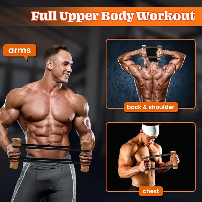 Rip Stick– Rip Stick Efficient Upper Body Workout Resistance Training, Upper Body, Shoulder and Joint Rehab 12 Rip Stick Bands Included