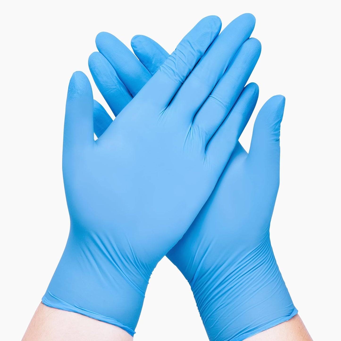 Disposable Nitrile Exam Gloves, Blue, Nitrile Gloves Disposable Latex Free, Medical Gloves, Cleaning Gloves, Food-Safe Rubber Gloves, Powder Free, Non-Sterile, 1000-ct Case (Large)