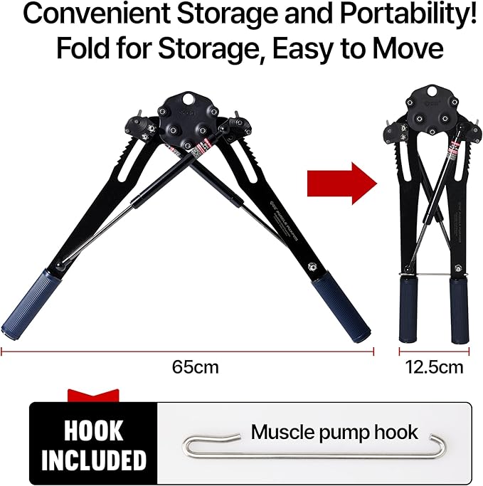 (New) GD Muscle Pump Chest Expander Upper Body Strengthener, Chest Workout for Men, Workout Equipment Shoulder Muscle Training Fitness Equipment, Arm Exerciser