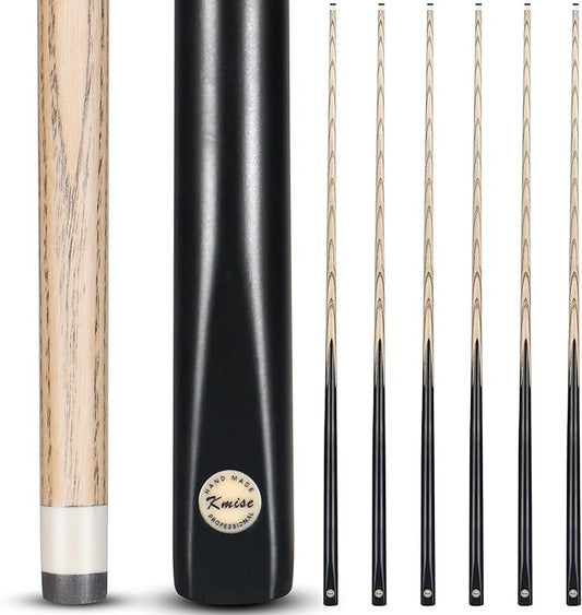 Kmise Pool Cue Sticks, 41"/57??58" Hardwood Pool Cue Set of 4/6/8, 13OZ/20OZ with 13/10 MM Brass Tips, Table Billiard Cue Stick for Bar, Home, Billiard Room