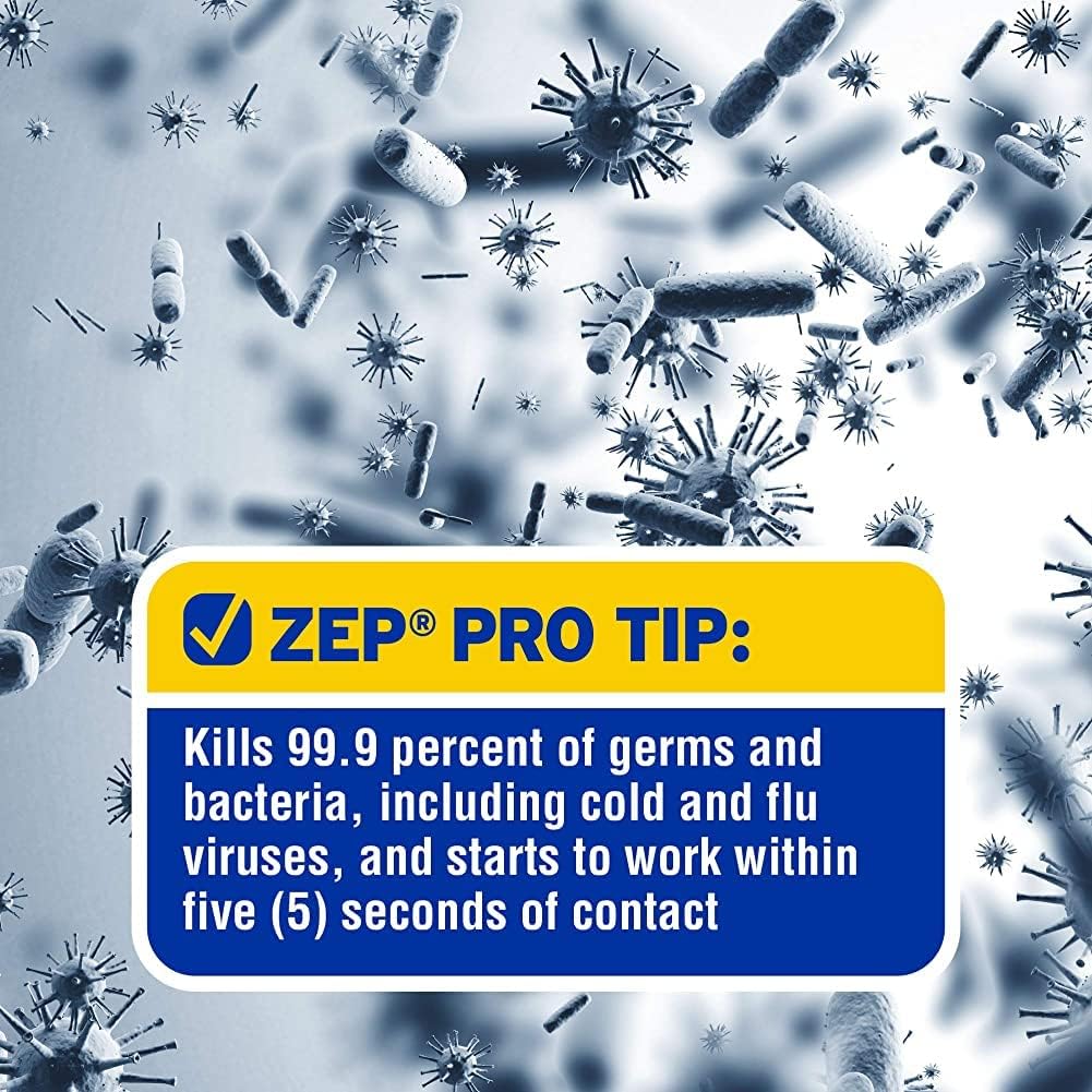 Zep Commercial Quick Clean Disinfectant - 1 Gallon (Case of 2) - ZUQCD128