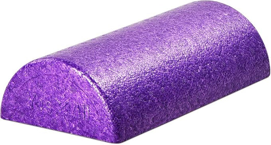 Yes4All High-Density EPP Half Round Back Roller Foam, Exercise Foam Roller for Yoga, Pilates & Stretching - 12, 18, 24, 36 inch