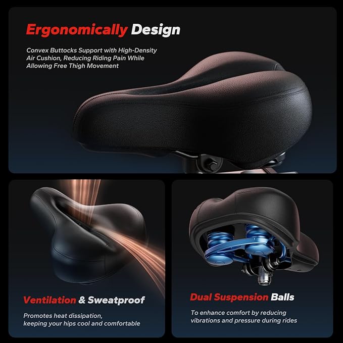 MERACH Magnetic Exercise Bike, Indoor Cycling Bike with Self-Developed App, 350 lbs Weight Capacity & 40 lbs Flywheel, Stationary Bike for Home Gym Fitness