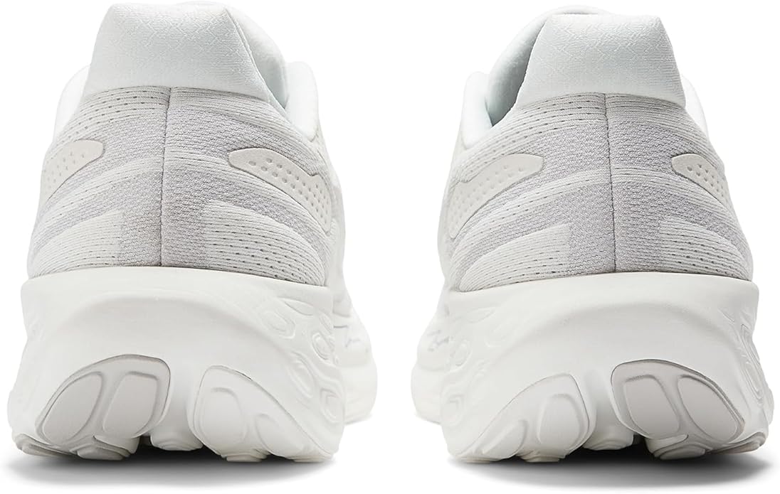 New Balance Men's M1080W13 Running Shoe, White/Light Silver Metallic, 9 X-Wide