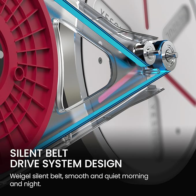 Yesoul Black Exercise Bike for Home,Smart White Cycling Bike Magnetic Stationary Bike, Low Noise Indoor Cycling Bike for Home Gym Electric Stationary Bike with Tablet Mount & Comfortable Seat Cushion for Women Apartment Workout Bike for Fitness