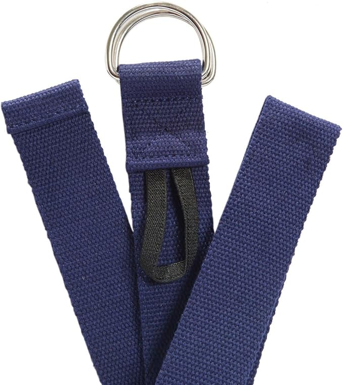 Everyday Yoga Super Strong Strap with Metal D-ring Buckle - Improve Flexibility, Stretching, and Physical Therapy Fitness.