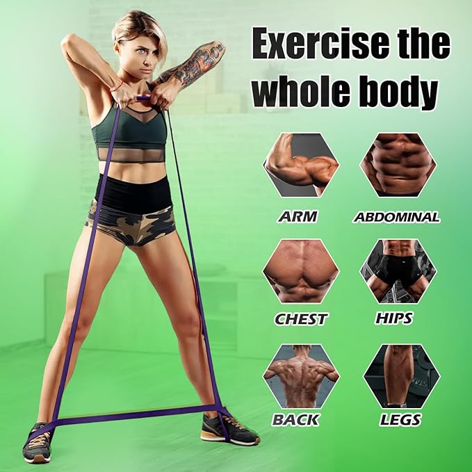 WHATAFIT Resistance Bands, Pull Up Assistance Bands, Exercise Bands, Workout Bands Set for Men and Women Home Fitness, Body Stretching, Strength Training, Physical Therapy