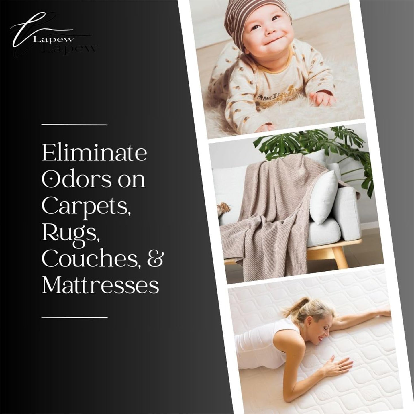 Blissful Day Carpet Freshener Powder: Powerful Odor Eliminator for Home, Upholstery Deodorizer, Carpet Deodorizer, Pet Urine, Cat Litter Box - Blissful Day Fragrance.