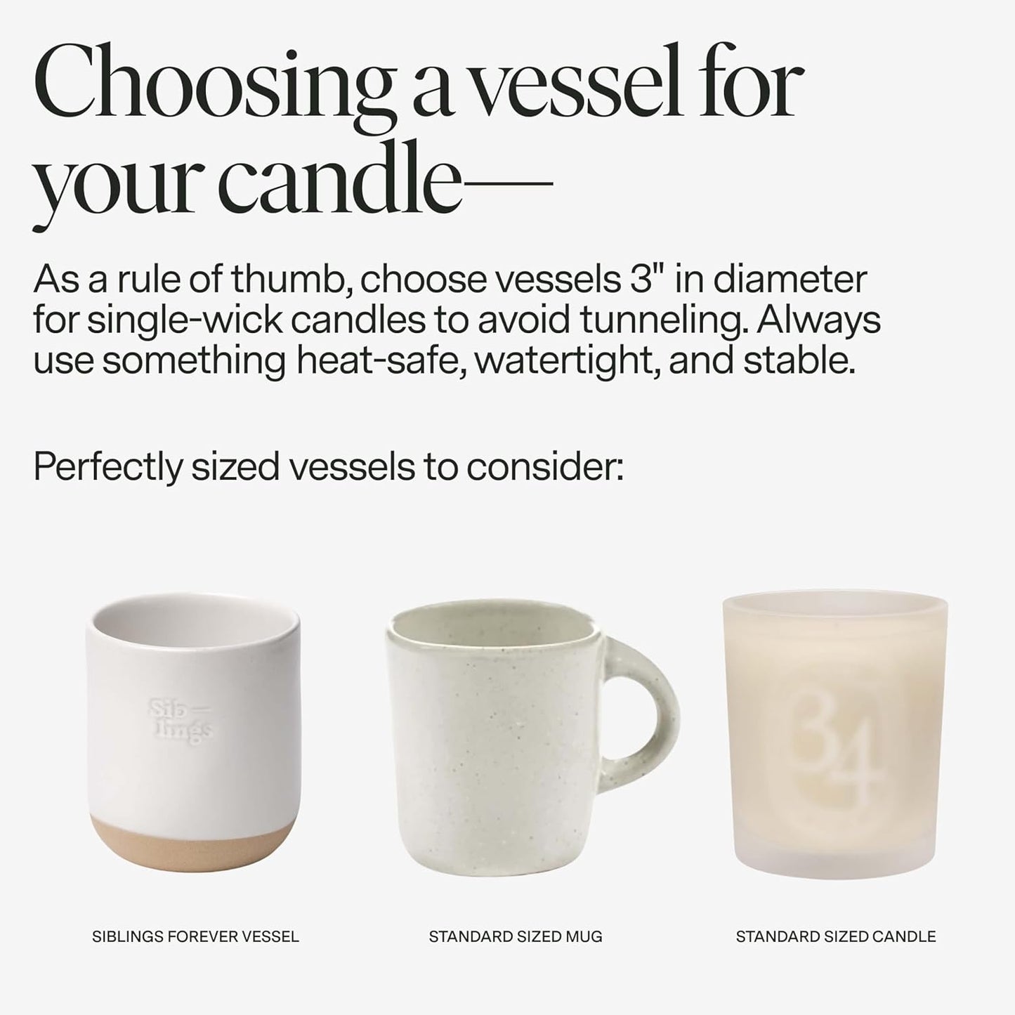 Siblings Candle Making Kit | DIY Coconut-Soy Wax Candle Kit with Wooden Wick | Scent No 06: Cardamom, Sandalwood, Vanilla | Clean, Non-Toxic, Reusable, 60 Hr Burn