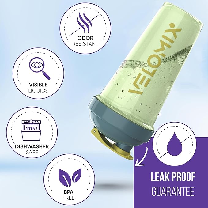 '-2 Pack- 28 oz Protein Shaker Bottles for Protein Mixes - 2x Wire Whisk | Leak Proof Shaker Cups for Protein Shakes | Protein Shaker Bottle Pack | Shakers for Protein Shakes-Soft Combo