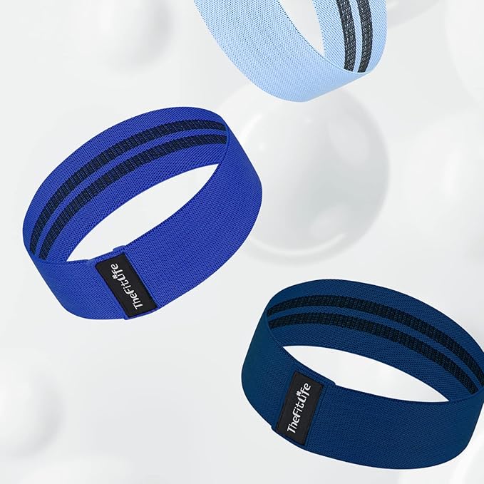 TheFitLife Resistance Exercise Bands for Women - Fabric Workout Bands for Booty, Hip, Glute, Leg, Thigh, Squat, Butt Lift Excersize and Fitness Loop Bands for Home Gym