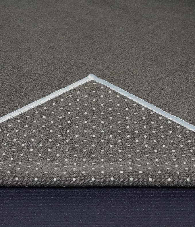Manduka Yogitoes Yoga Towel – Rubber Grip Dots Non-Slip Bottom, Quick Dry Fitness Towel for Hot Yoga, Pilates, Exercise