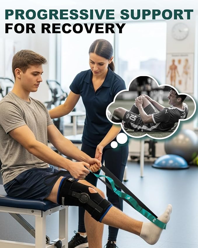 Trideer Stretching Strap for Physical Therapy, Non-Elastic Yoga Straps for Stretching with 10 Loops, Durable Nylon Stretch Bands for Exercise, Pilates, Gymnastics, Leg Stretcher with Guidance and Drawstring Bag