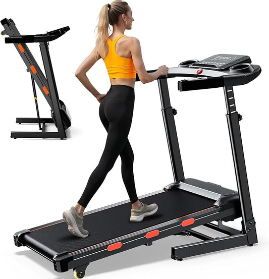 8.7MPH Walking Pad Treadmill for Home with Incline, 3.5HP Real Brushless Treadmill with Incline 350 lb Capacity, Double Deck Running Desk Treadmills Support App and Pre-Set Mode