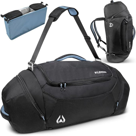 Wildhorn Gulch 70L MTB Duffle Bag for Travel - Lightweight & Durable Gym Bag for Women & Men. Ideal for Biking, Motorcycle, and Sports