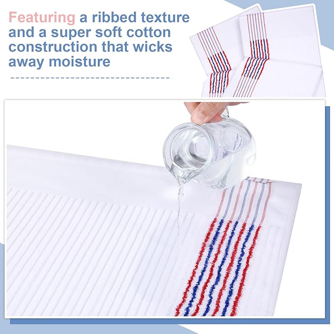 Mixweer Caddy Golf Towel 22" x 42" Large Caddy Towel Camping Sport Towels Cotton Soft Towels for Man Golf Lovers