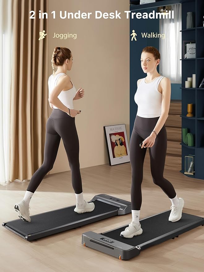 WALKINGPAD Foldable Walking Pad Treadmill for Home Office, Under Desk Treadmill with Adaptive Speed Control, Compact Design for Small Spaces, No Assembly Needed