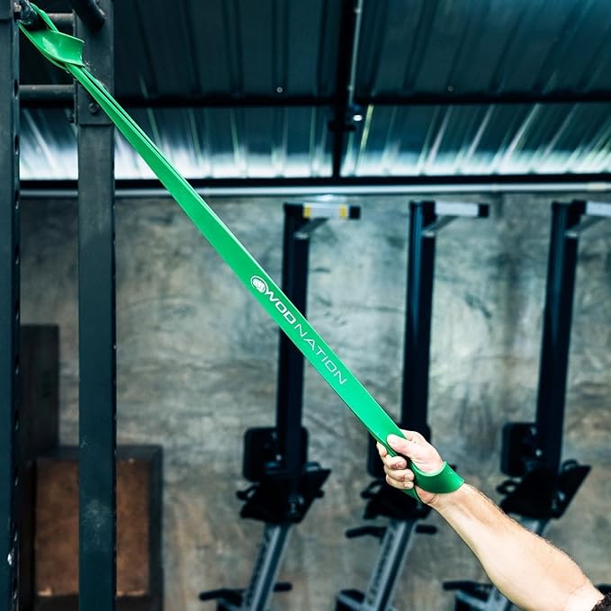 WOD Nation Pull Up Assistance Bands (10-175lbs Band) - Best for Pullup Assist, Chin Ups, Resistance Bands Exercise, Stretch, Mobility Work & Serious Fitness - 41 inch Straps