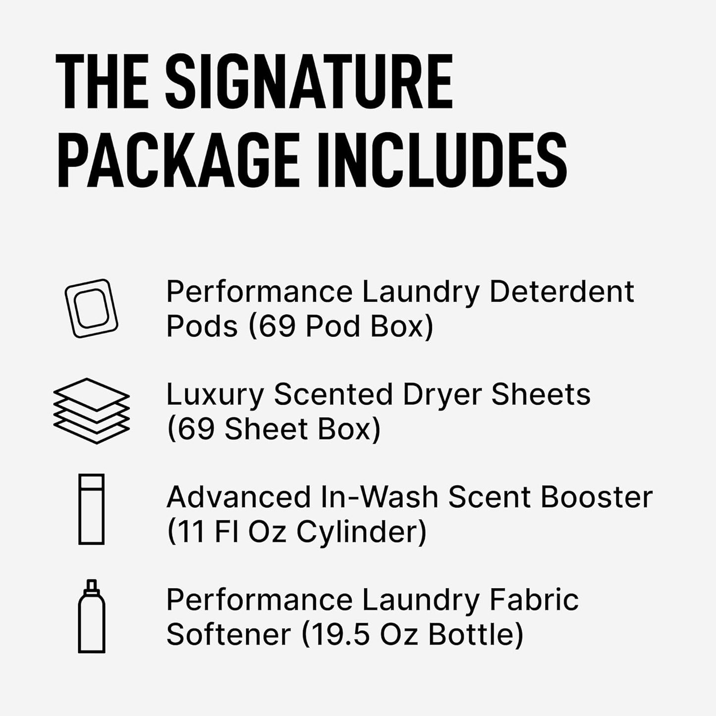 Laundry Sauce - Signature Bundle Egyptian Rose, Scented Laundry Detergent Pods & Scent Booster, Fabric Softener, Dryer Sheets, Fabric Protection, Essential Oils, Long Lasting Luxury Fragrance