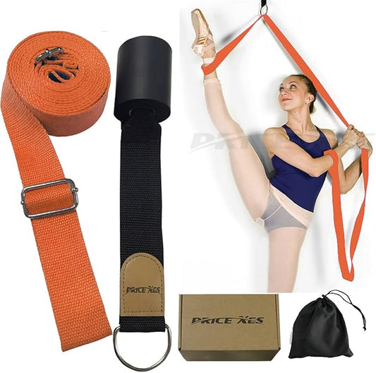 Leg Stretcher, Door Flexibility & Stretching Leg Strap - Great for Ballet Cheer Dance Gymnastics or Any Sport Leg Stretcher Door Flexibility Trainer Premium Stretching Equipment