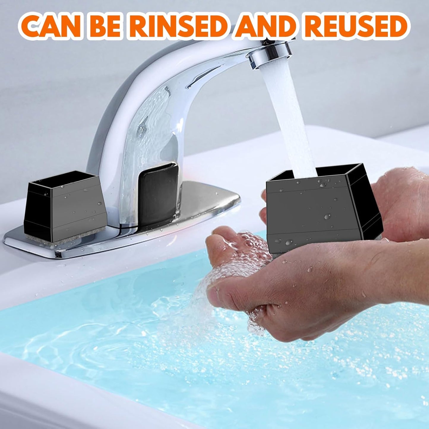 Rectangle Chair Leg Protectors for Hardwood Floors,16 PCS Silicone Covers to Protect Wood Tile Floors Felt Pads Furniture Leg Caps Reduce Noise. Easy to Move.(Black, 0.75 x 2”, Rectangle)