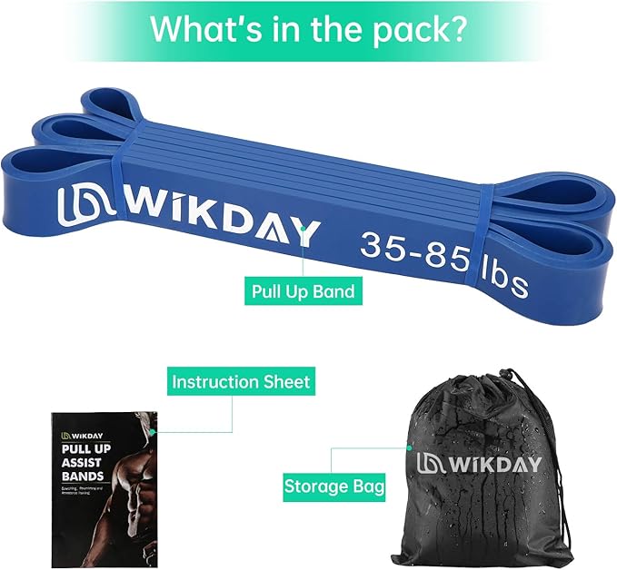 Resistance Bands for Working Out, Exercise Bands, Workout Bands, Pull Up Assistance Bands for Body Stretching Training Physical Therapy Muscle Training for Men & Women