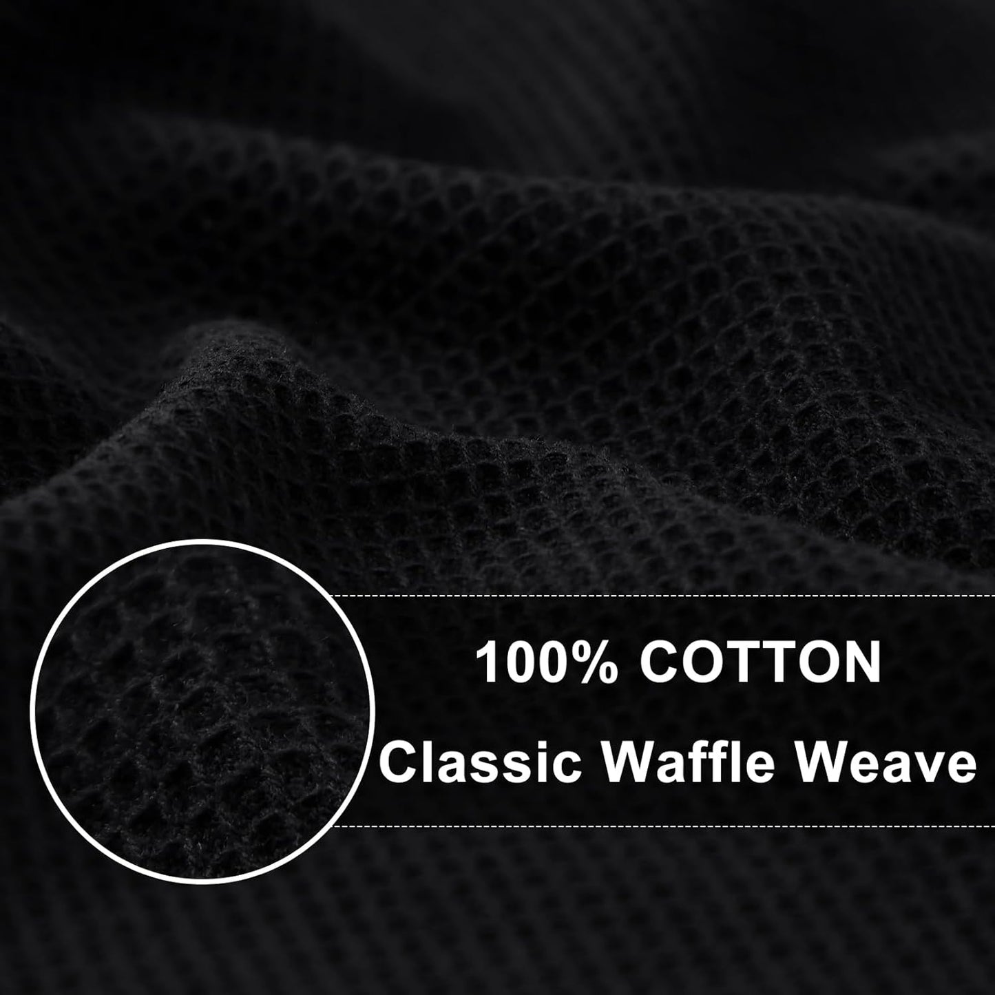 Homaxy 100% Cotton Waffle Weave Kitchen Towels - 8 Pack Soft and Absorbent Dish Towels - 16 x 26 Inches Quick Dry Hand Towels - Multiple Colour