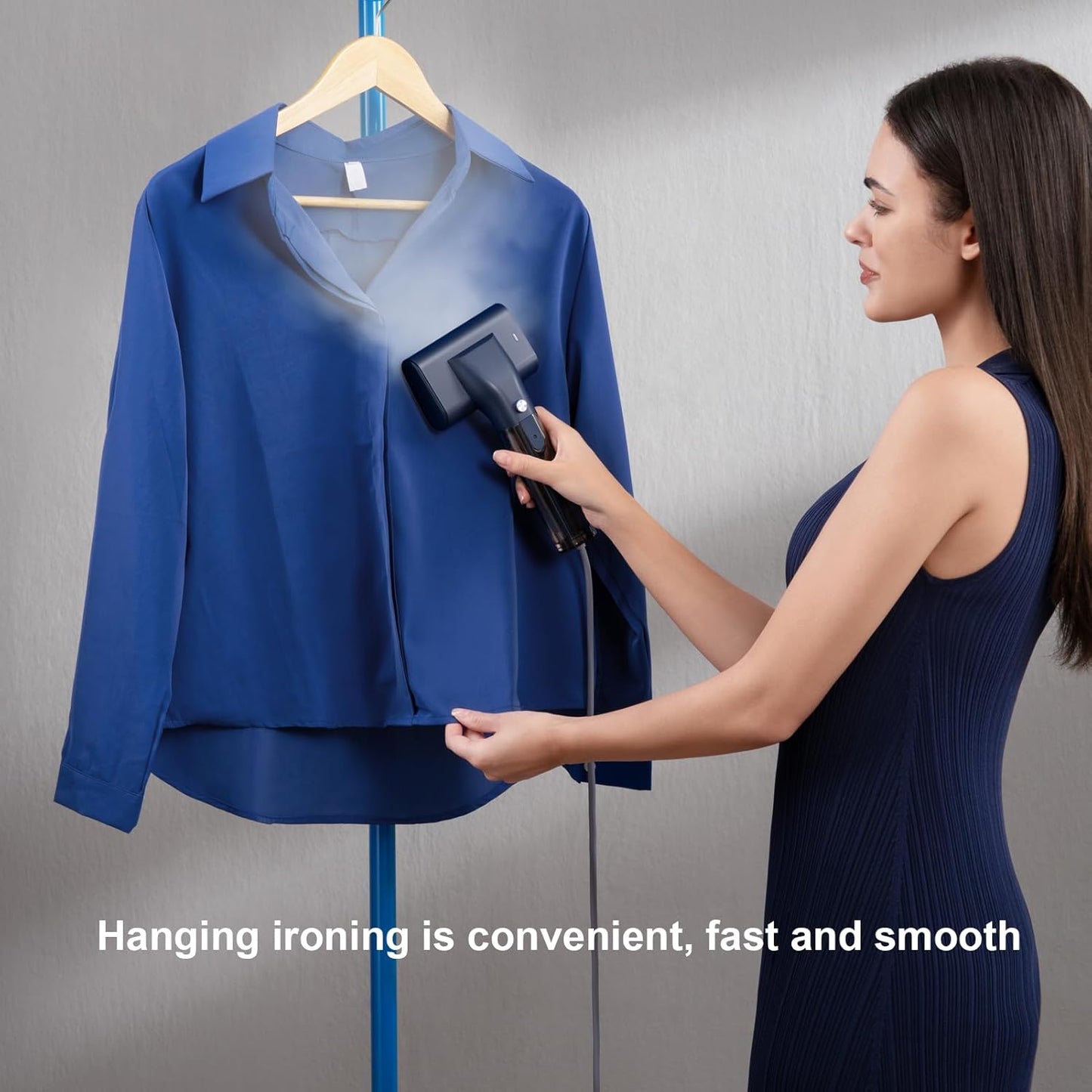 G10 Steamer for Clothes, Portable Iron and Travel Steamer, Handheld Garment Steamer, 0.9 lbs,1200W Mini Steam Iron for Travel and Home (Blue Only for 120V)