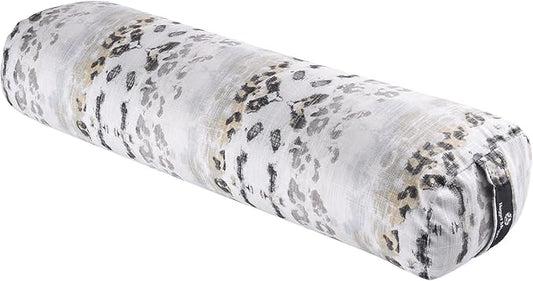 Hugger Mugger Junior Yoga Bolster - Narrower Profile, Very Firm, Great for Smaller Yogis, Heart-Opening poses or Under the Knees, Handmade in USA