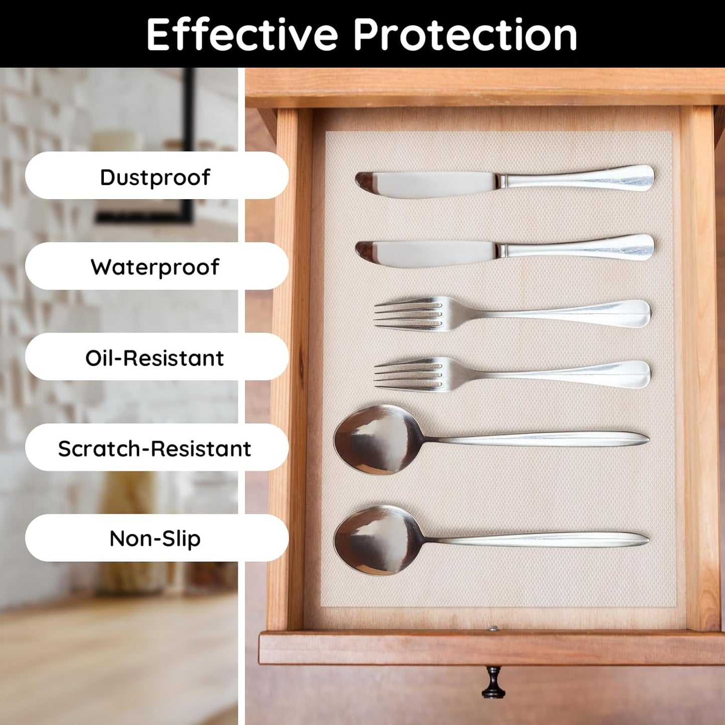 Drawer Liner, 11.8" W x 197" L x 0.02" T, Shelf Liner Non Adhesive, Non Slip for Home and Kitchen Shelf, Drawer, Cabinet, Refrigerator, Dresser, Cupboard, RV (Argyle)