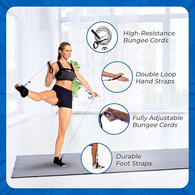 TYE4® and TYE4X™ - Pilates Wearable Resistance/Assistance; Total Body Exercise; Core Strengthening, Portable, Home Gym, Pilates, Yoga, Barre, Posture, Stretching, Balance