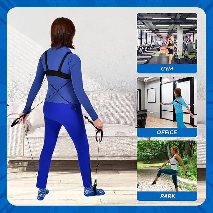 TYE4® and TYE4X™ - Pilates Wearable Resistance/Assistance; Total Body Exercise; Core Strengthening, Portable, Home Gym, Pilates, Yoga, Barre, Posture, Stretching, Balance