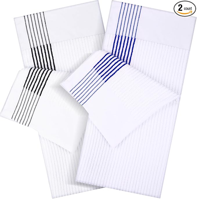 Mixweer Caddy Golf Towel 22" x 42" Large Caddy Towel Camping Sport Towels Cotton Soft Towels for Man Golf Lovers