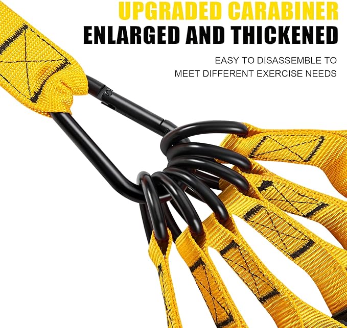 Heavy Resistance Bands for Working Out, 350lbs/450lbs Exercise Bands with Handles, Workout Bands Set for Men, Fitness Weight Bands for Muscle Strength Training, Stretching, Slim, Home Gym Equipment