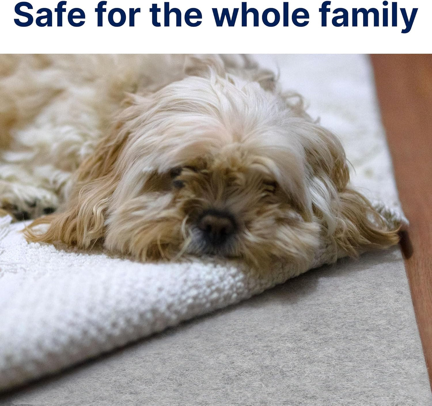 RUGPADUSA - Eco-Plush - 9' Round - 1/4" Thick - 100% Felt - Premium Cushioned Rug Pad - Available in 3 Thicknesses, Many Custom Sizes