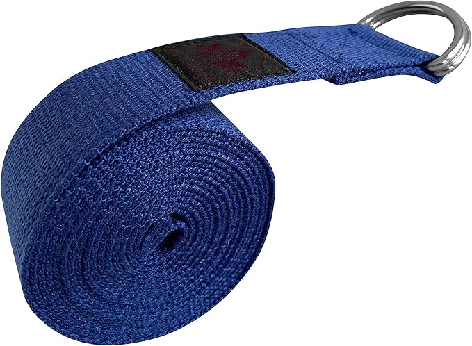 Clever Yoga - 8 ft Yoga Strap for Exercise & Physical Therapy, Leg Stretching Strap Yoga Accessories & Stretching Equipment, Leg Stretcher for Women & Men, Home Workout Essentials