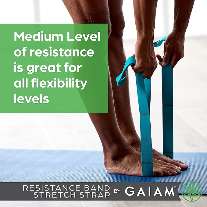 Gaiam Restore Resistance Band Stretching