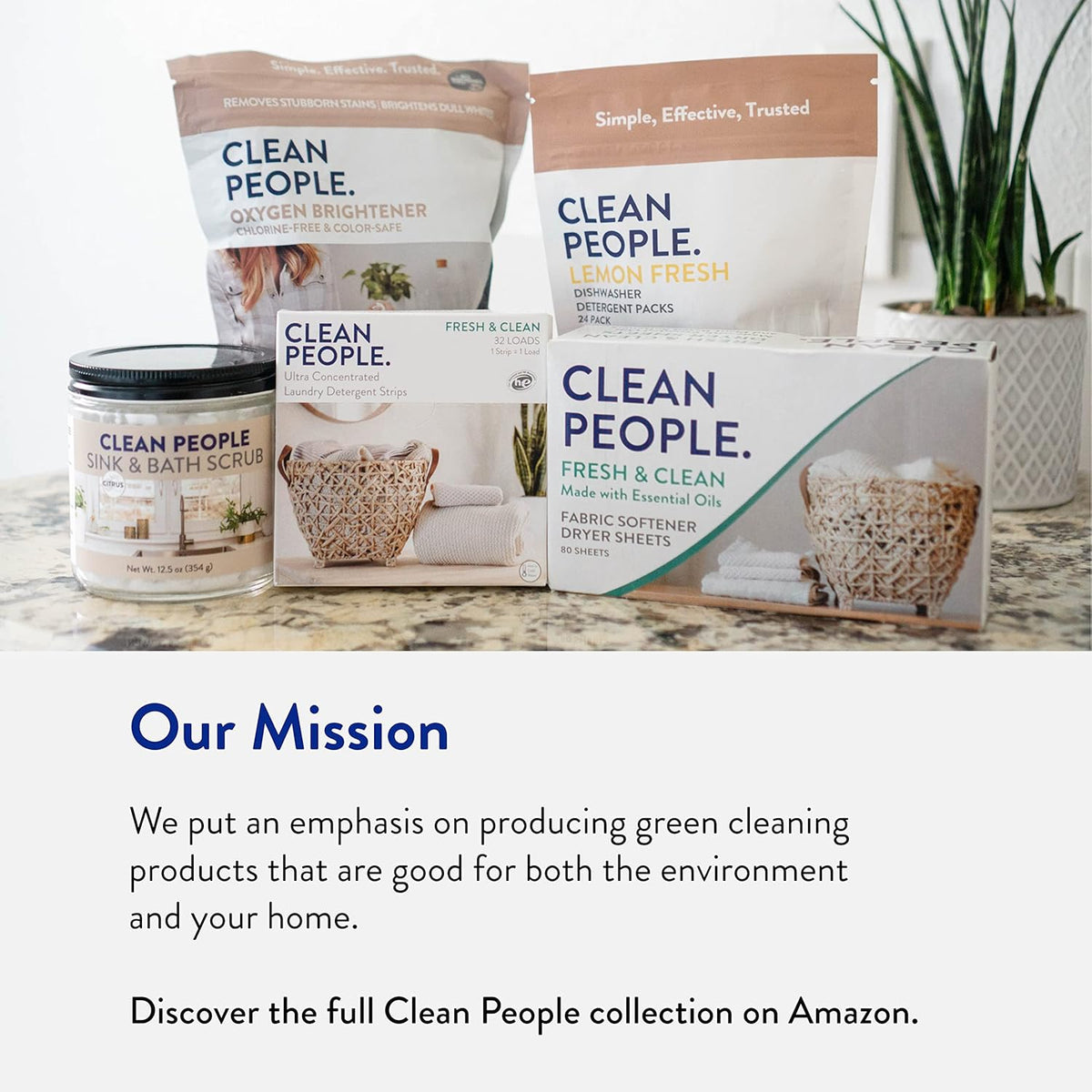 The Clean People Oxygen Brightener Stain Remover | Bleach Alternative, Simple Ingredients, Brightens Dull Whites AND Colors | 79 oz 2 Pack
