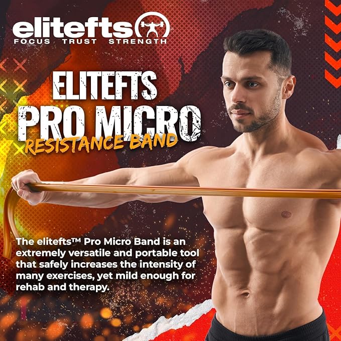 EliteFTS Pro Resistance Band - Boost Core Stability and Flexibility with This Portable, Joint-Friendly Tool