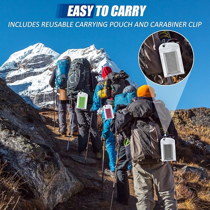 Biange Cooling Towel (Pack of 20, 40"x12") with Pouches for Sports, Workout, Fitness, Gym, Yoga, Golf, Pilates, Travel, Camping & More