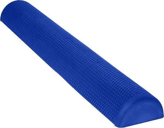 Bean Products High-Density EVA Foam Rollers | Deep Tissue Massager | Myofascial Release Textured Bumps | 36” Half Roller | Made in The USA