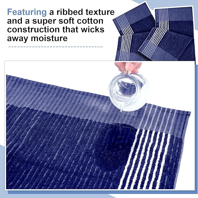 Mixweer Caddy Golf Towel 22" x 42" Large Caddy Towel Camping Sport Towels Cotton Soft Towels for Man Golf Lovers